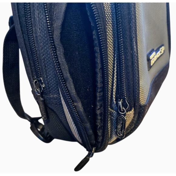 Nintendo Game Boy Advance SP Mini Backpack Carrying Case Travel Bag OEM Gray - Picture 6 of 12